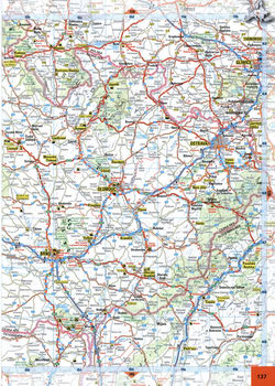 Detailed road map of Slovakia Slovensko