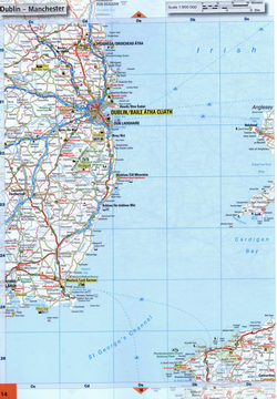 map of Wales and southwest England