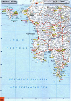 map of Greece or Ellada