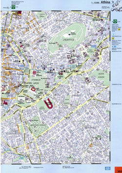 Map of Athens