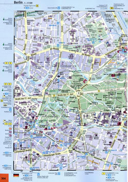 street map of west Berlin