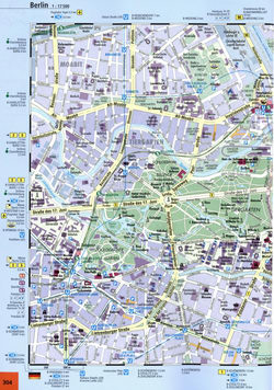 street map of Berlin