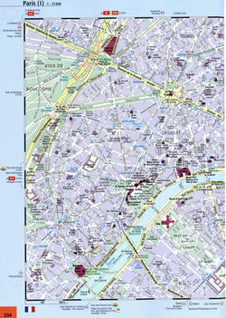 Detailed street map of southwest London