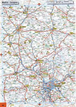 Detailed map Central Spain
