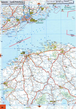 Road map of Western Suomi