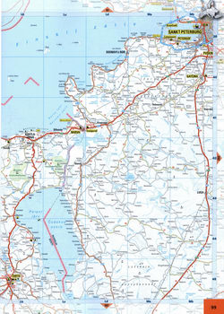 Road map of Finland or Suomi