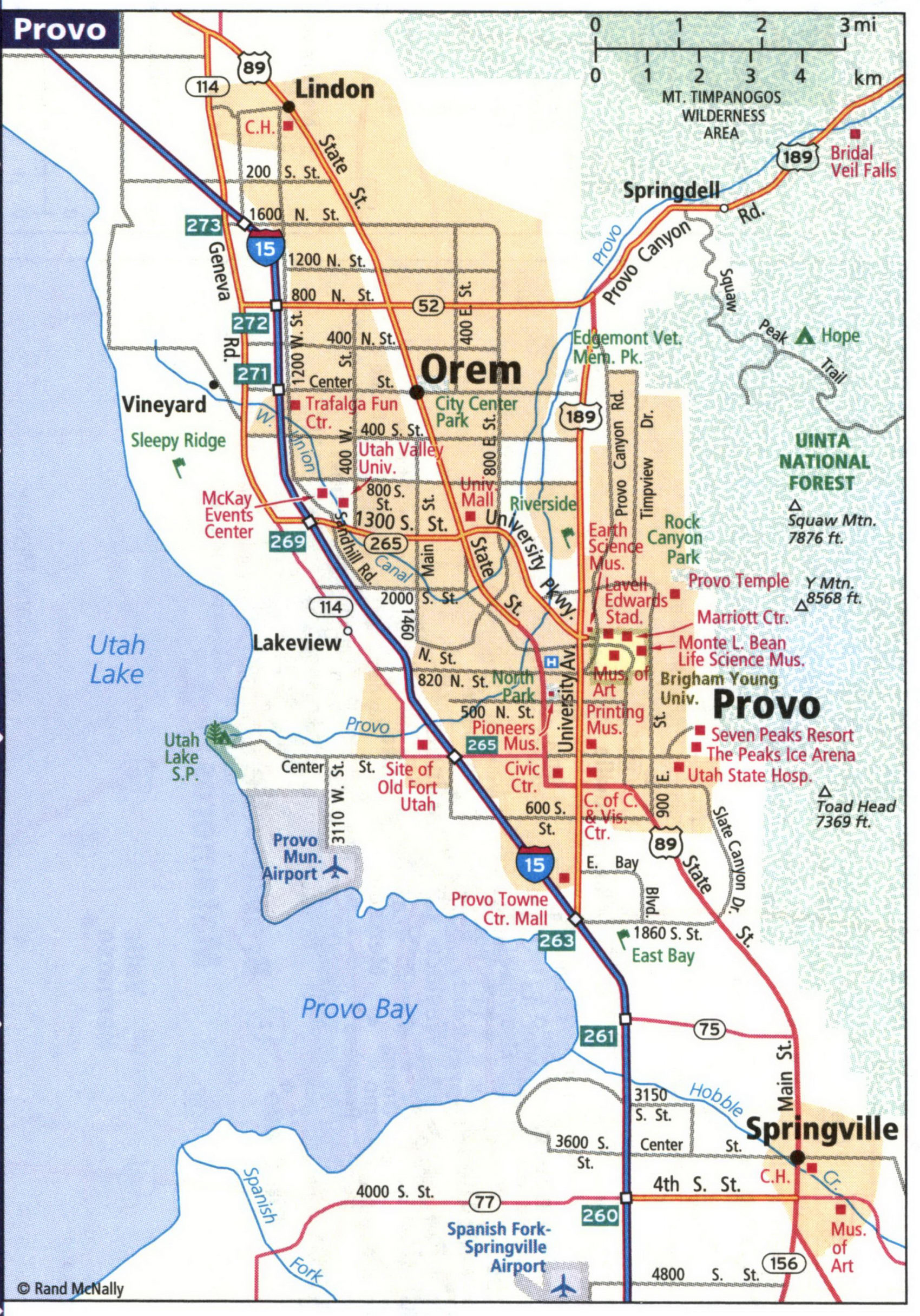 Map of Provo
