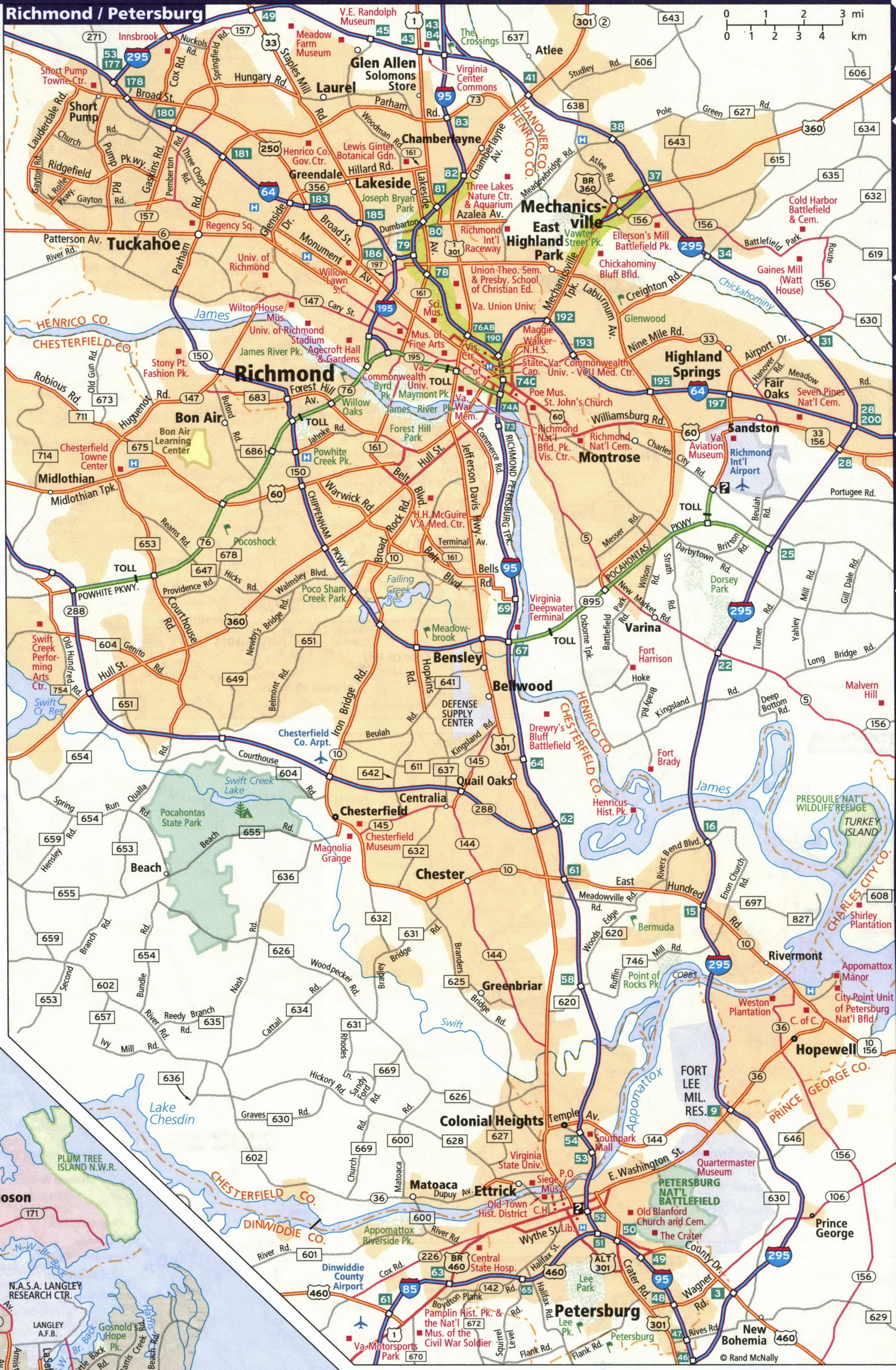 Map of Richmond