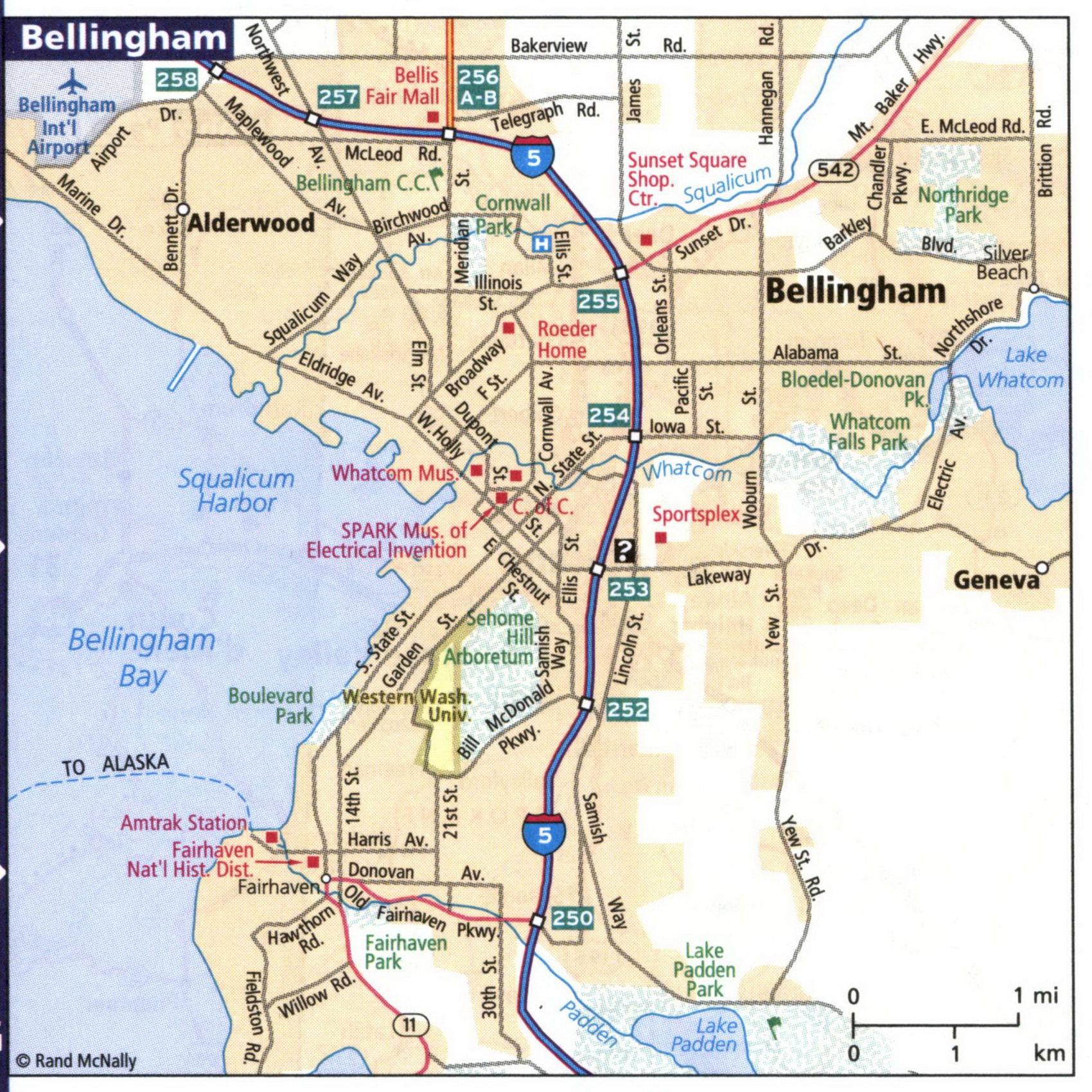 Map of Bellingham