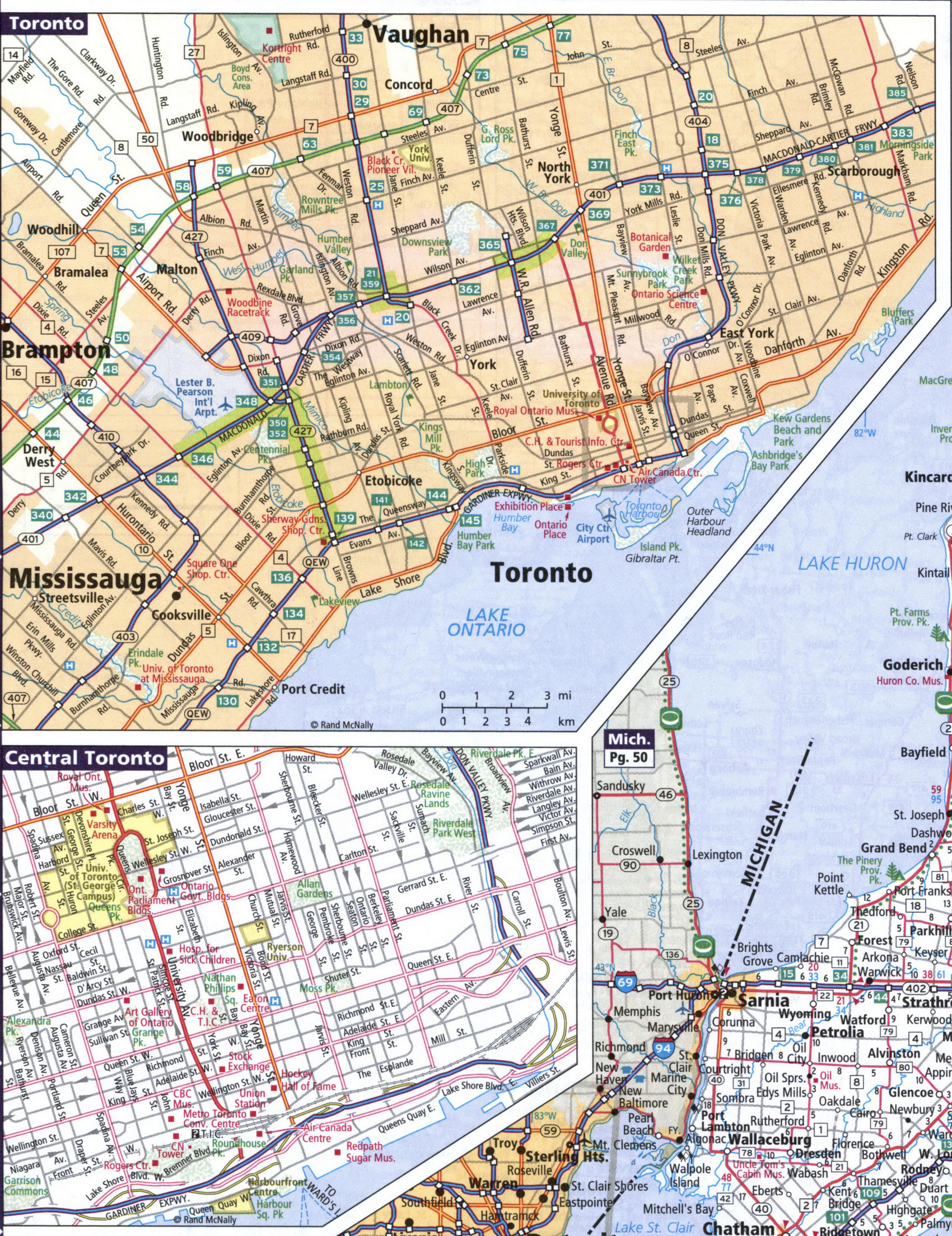 Map of Toronto