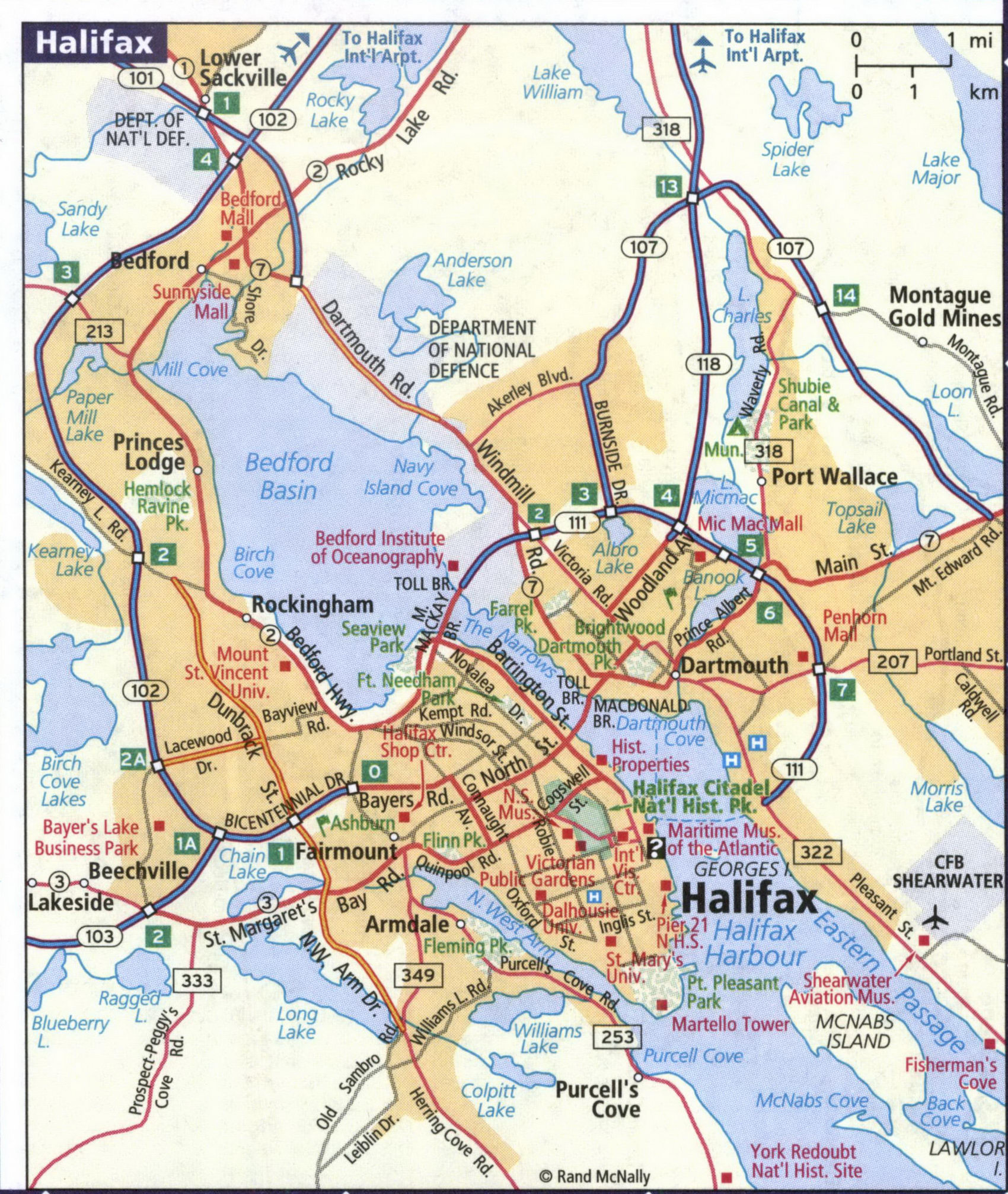 Map of Halifax