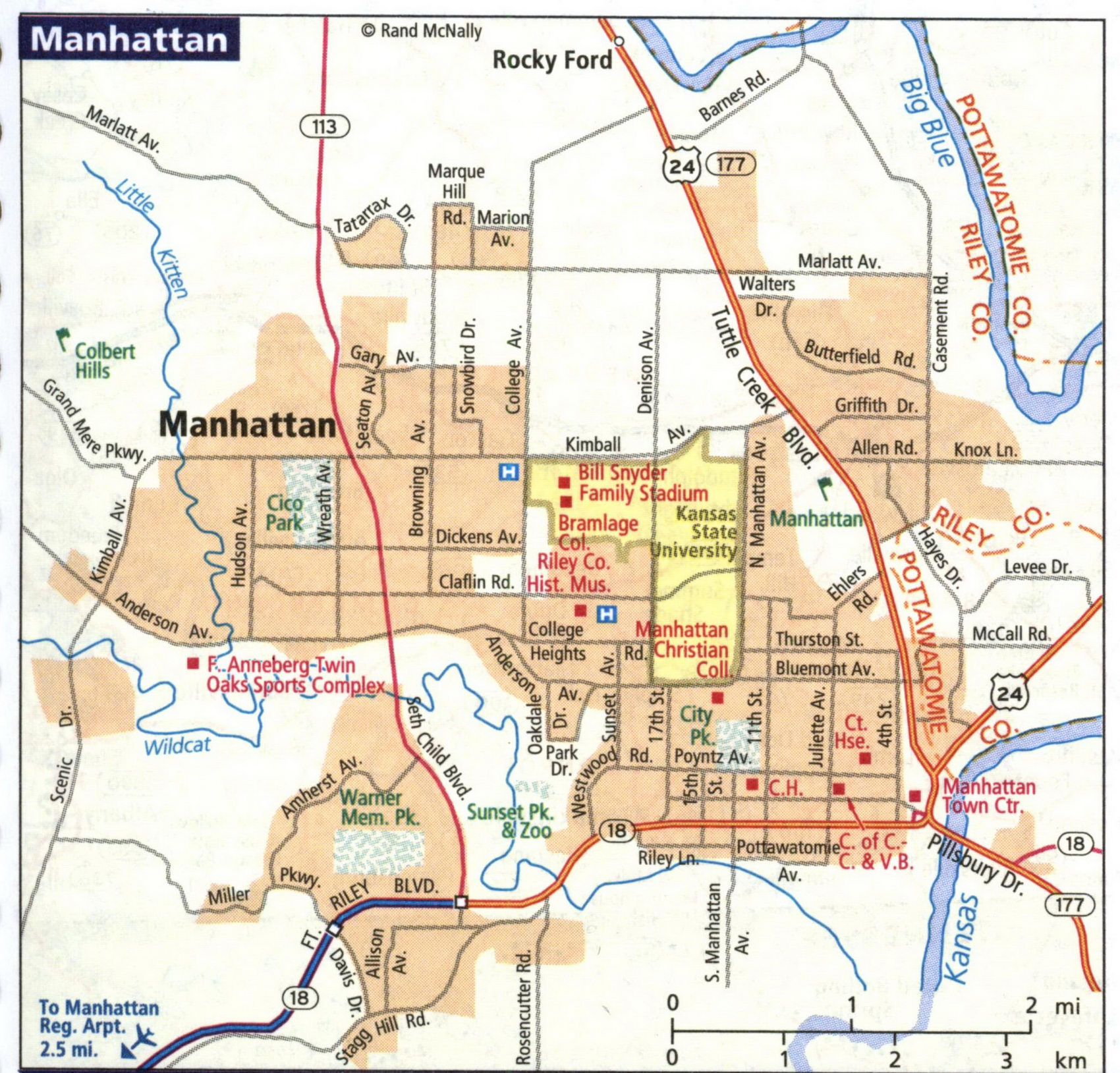 Map of Manhattan