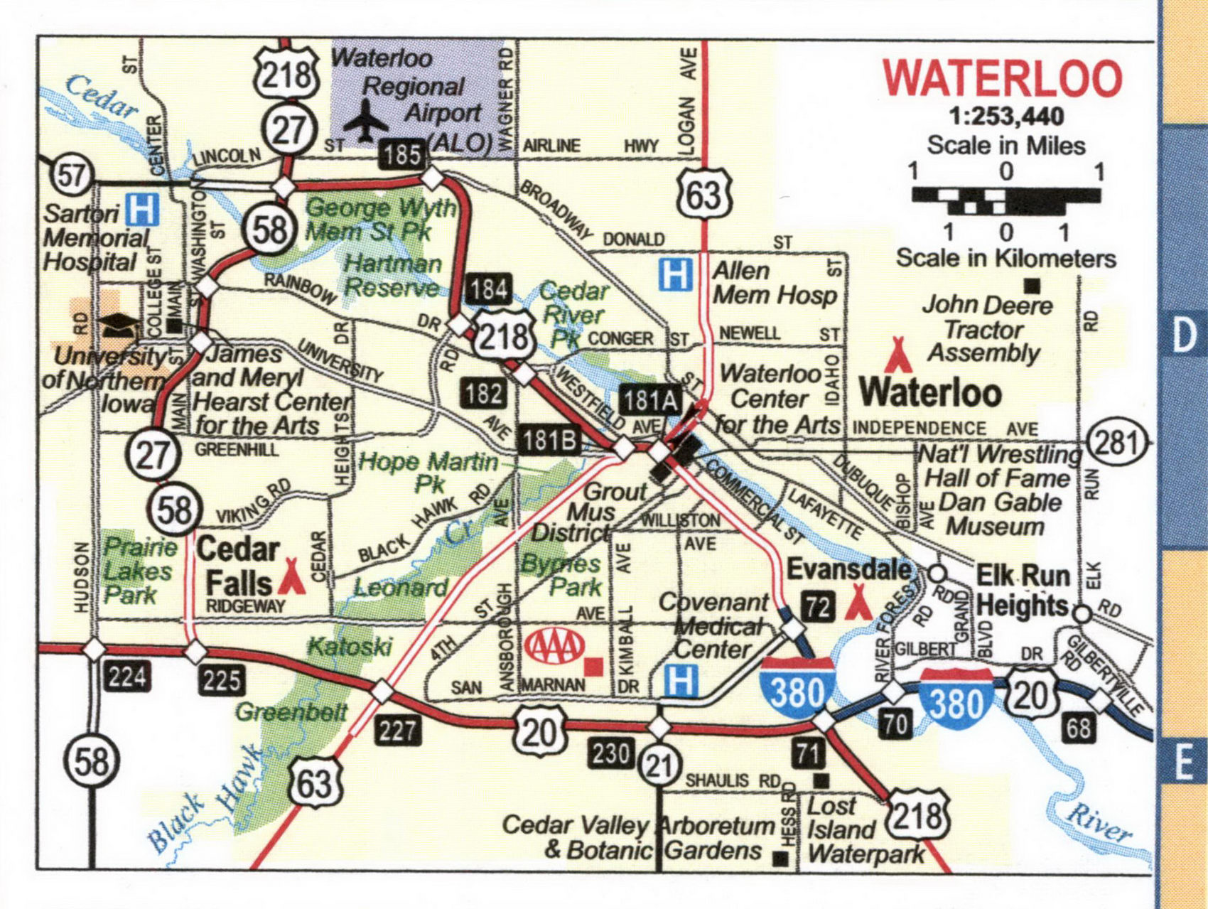 Map of Waterloo