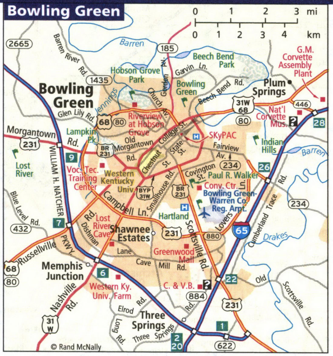 Map of Bowling Green