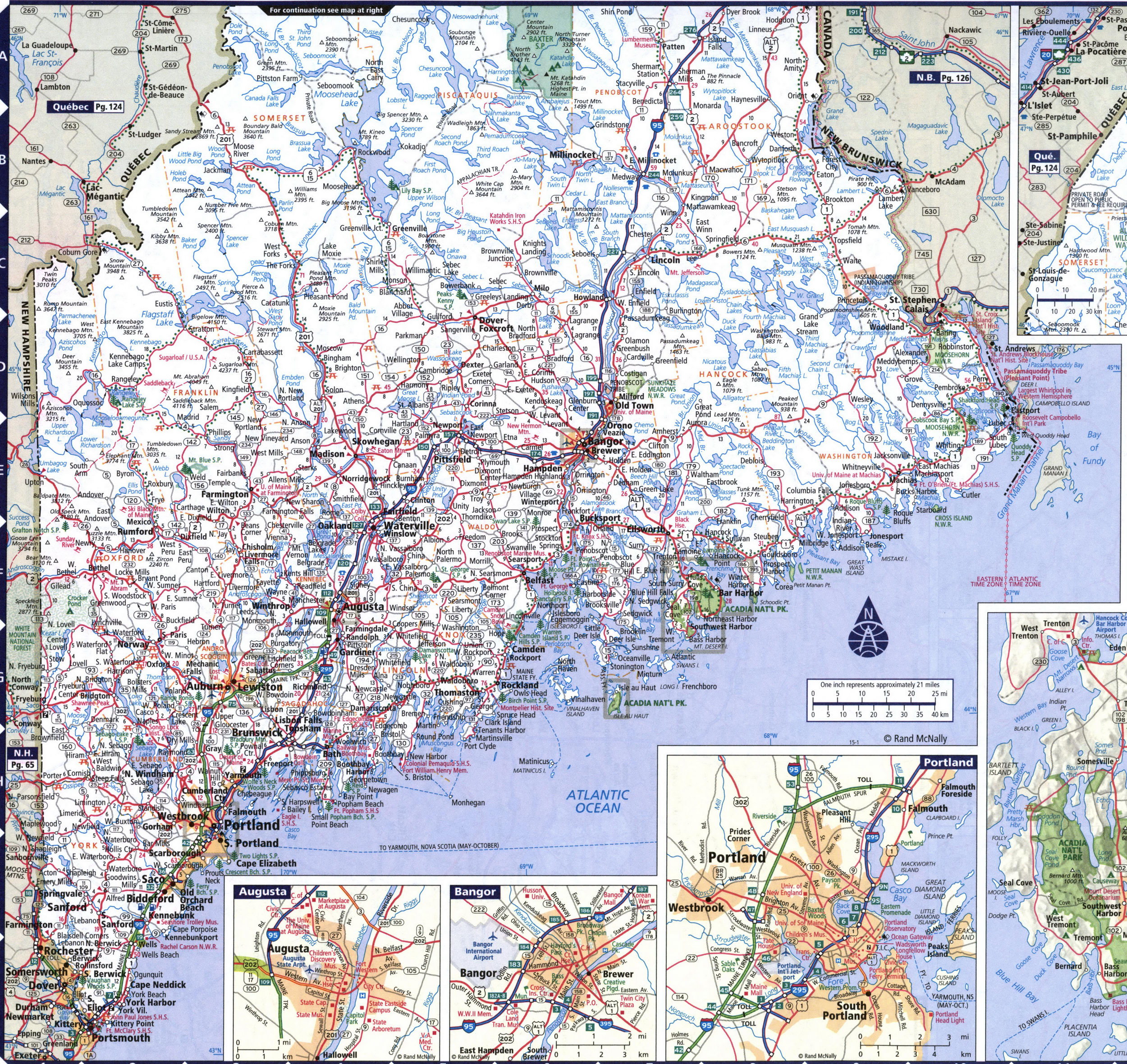 Map of Maine