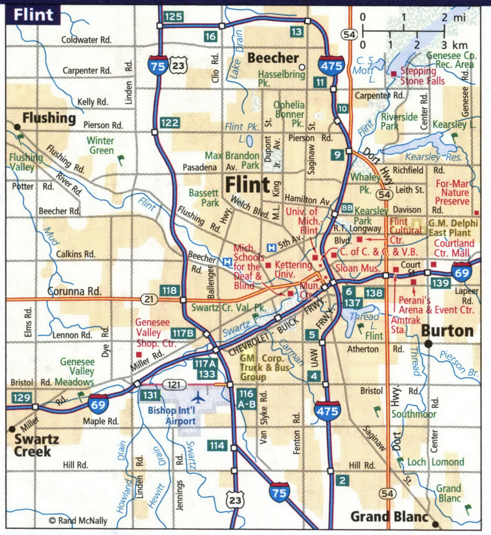 Map of Flint