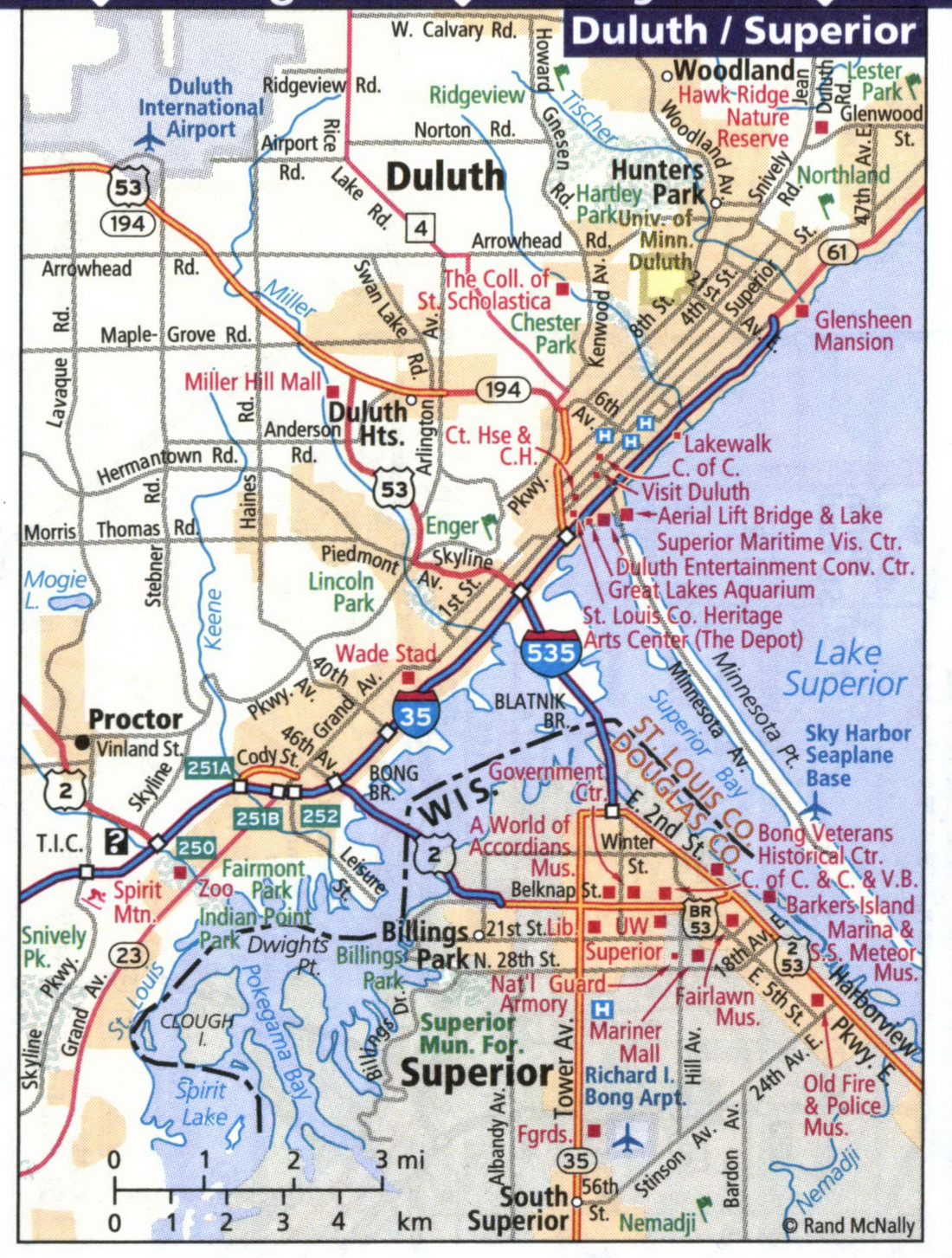 Map of Duluth