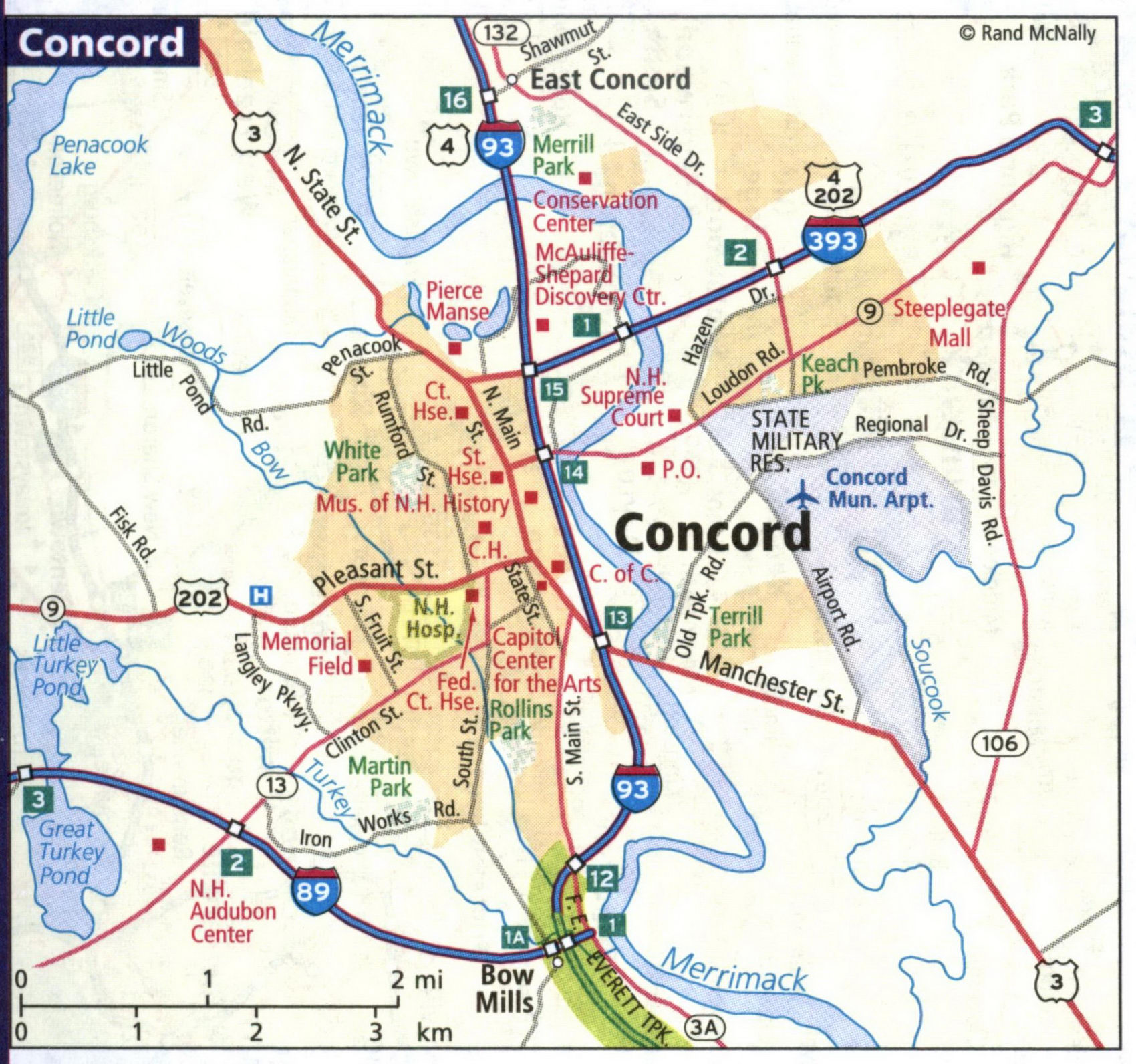Map of Concord
