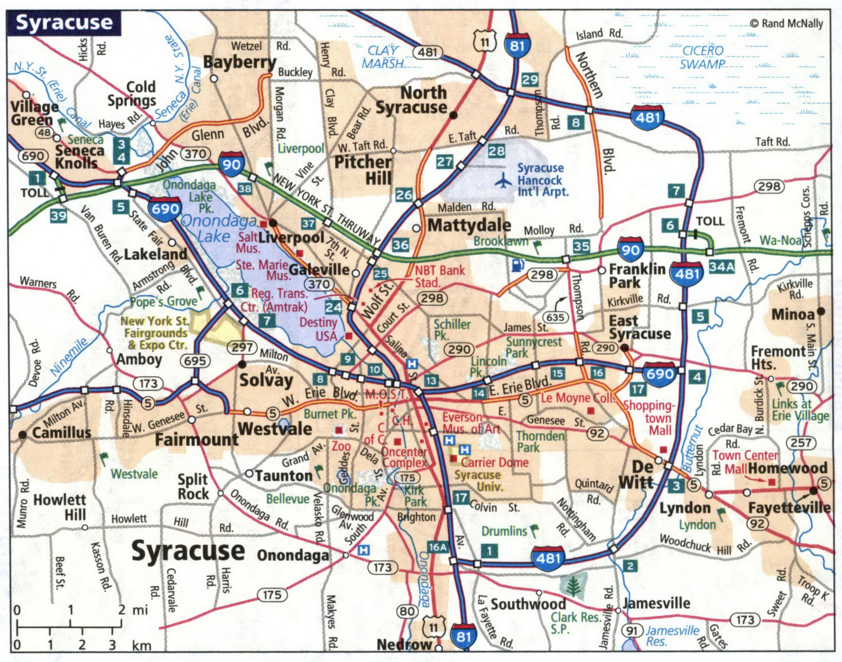 Map of Syracuse