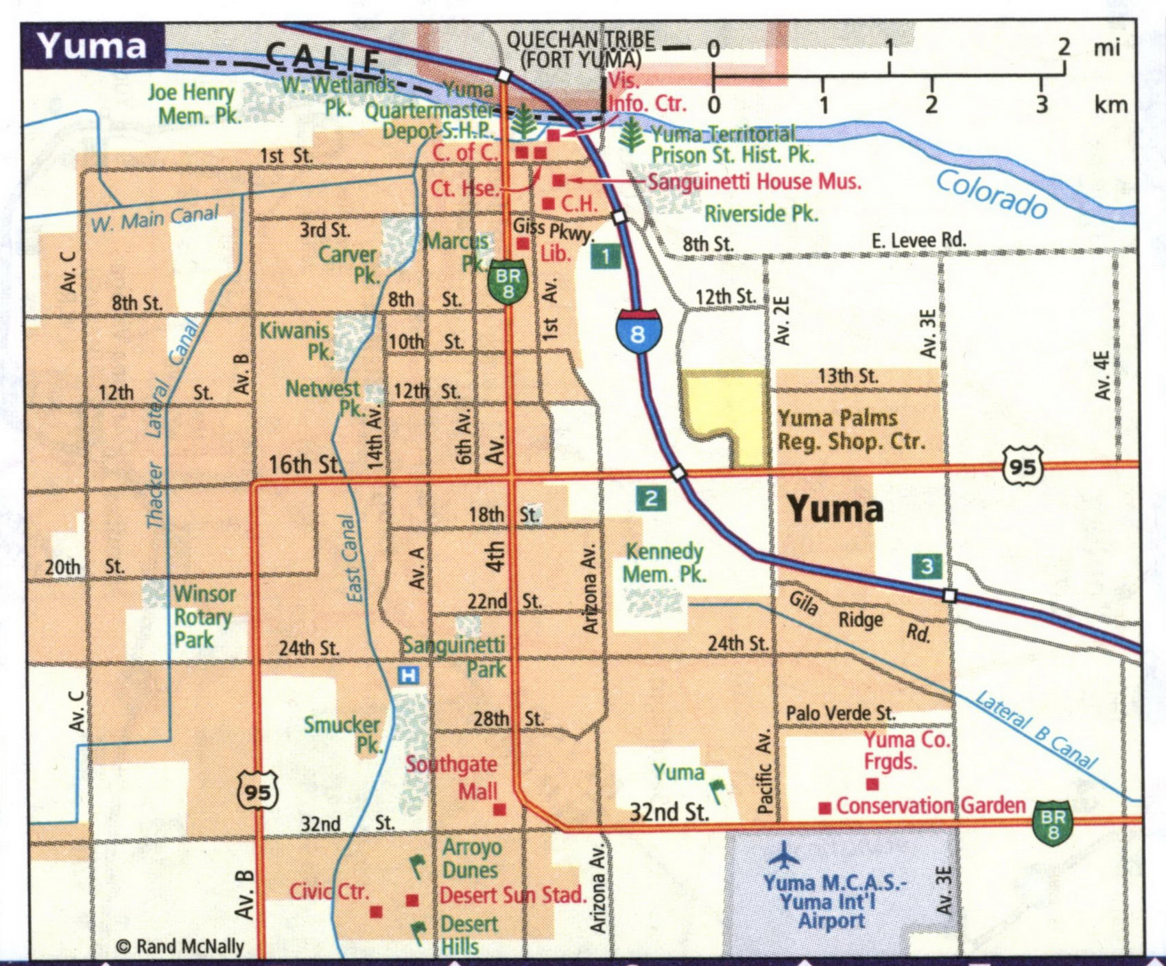 Map of Yuma