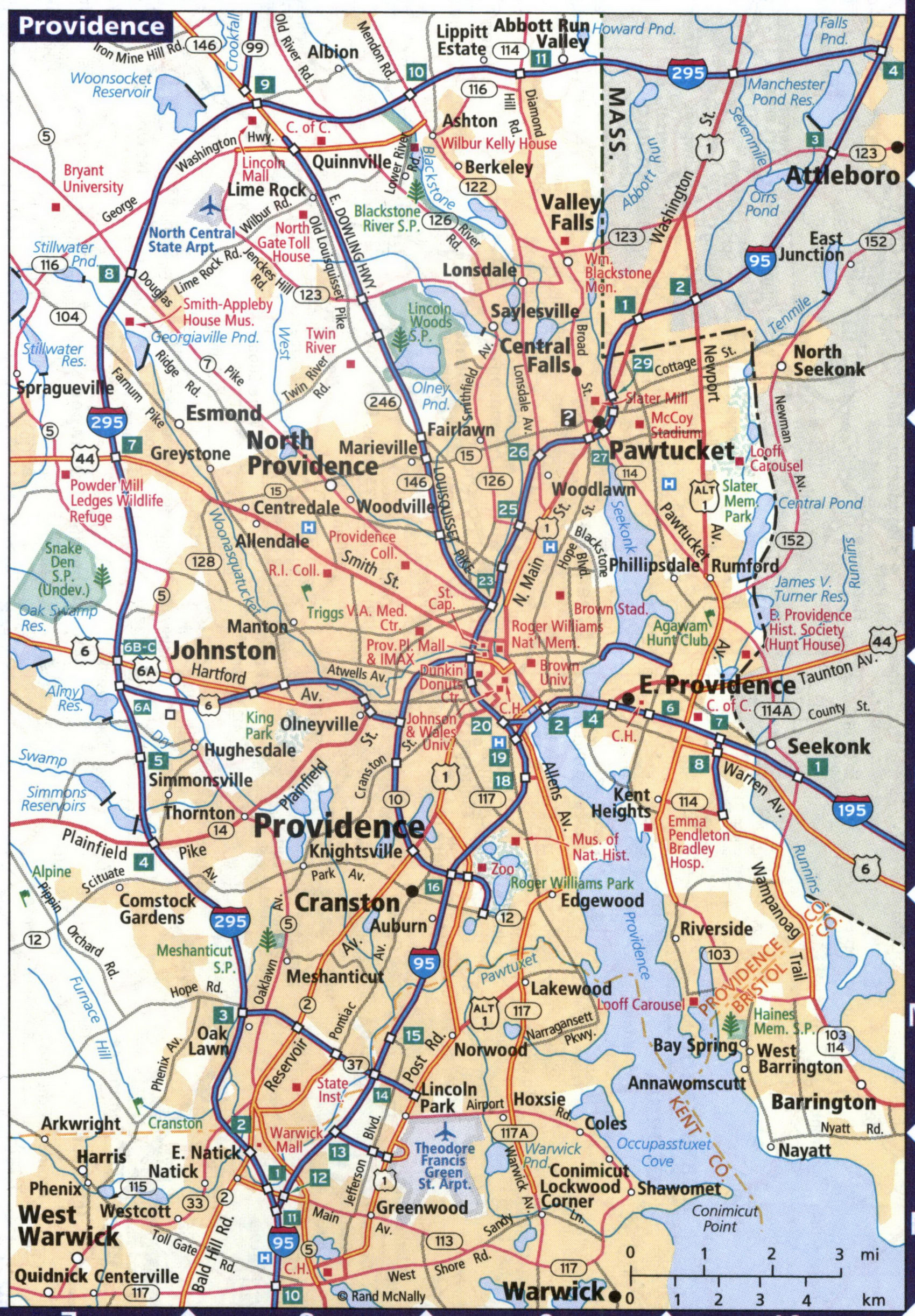 Map of Providence