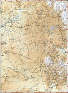 map of Rio Arriba County, New Mexico, U.S.