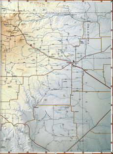 map of Union County, New Mexico, U.S.