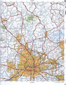 map of Stokes CO NC and Forsyth CO NC