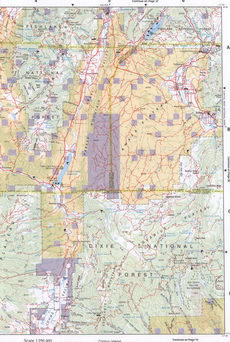Topographic map of Southwestern Utah - Piuta CO, Wayne CO, Garfield CO