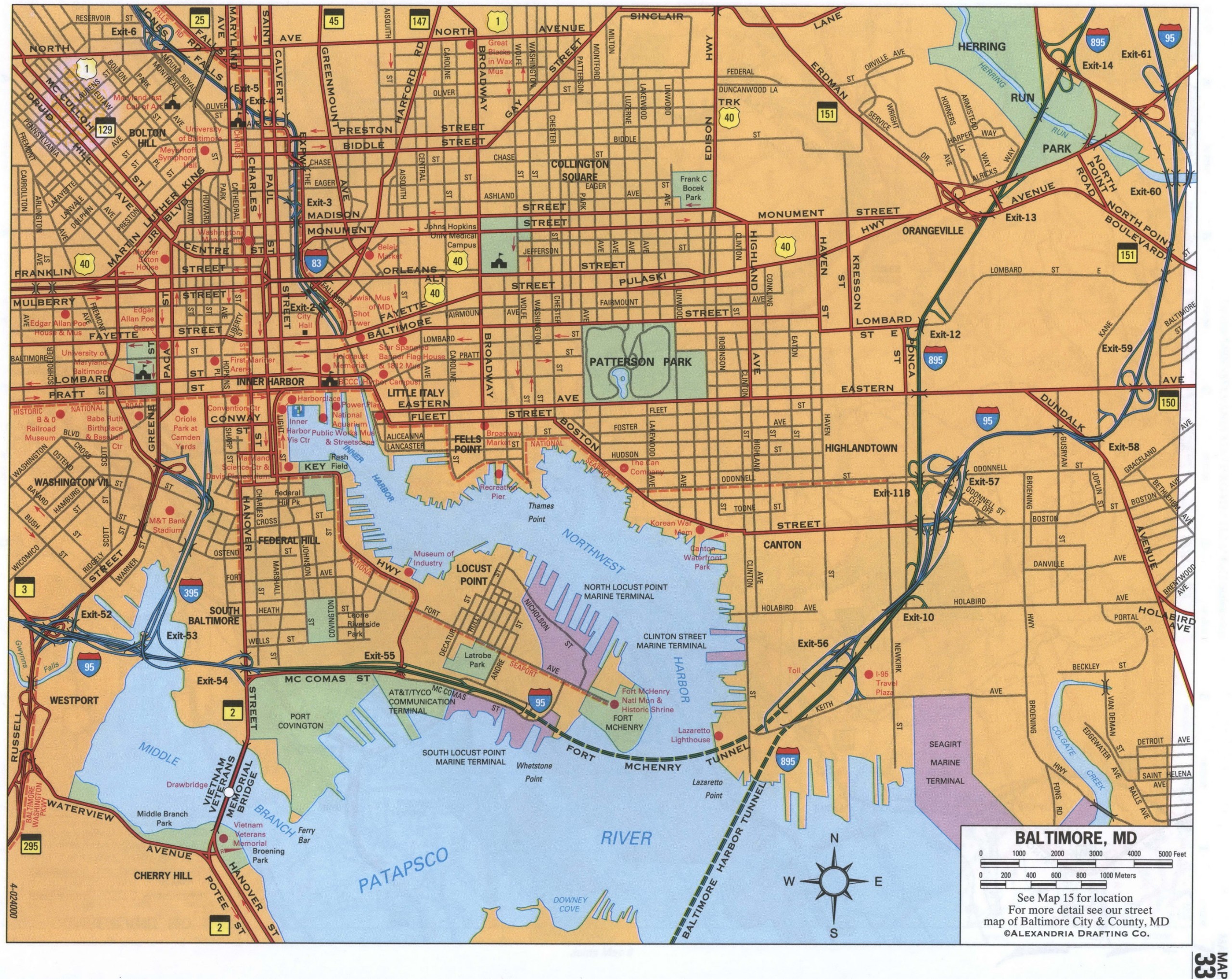 map Baltimore