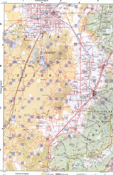 Topographic map of Southwestern Utah - Millard CO