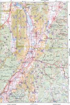 Topographic map of Southwestern Utah - Sanpete CO and Sevier CO