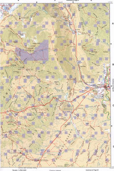 Map of Southeast Utah - Emery county
