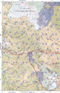 Map of Southeast Utah - Grand county