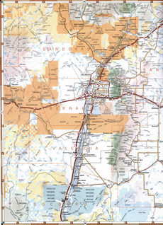 map of Rio Arriba County, New Mexico, USA