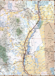 map of Socorro County, New Mexico, USA