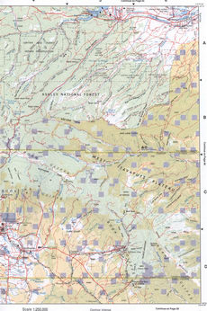 Map of Northeast Utah - Carbon and Duchesne counties