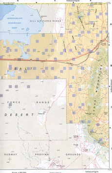 Map of Northwest Utah - Tooele county