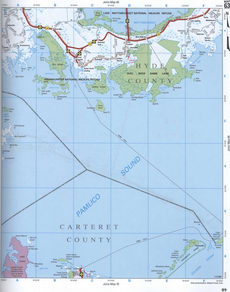 map of Hyde CO, North Carolina
