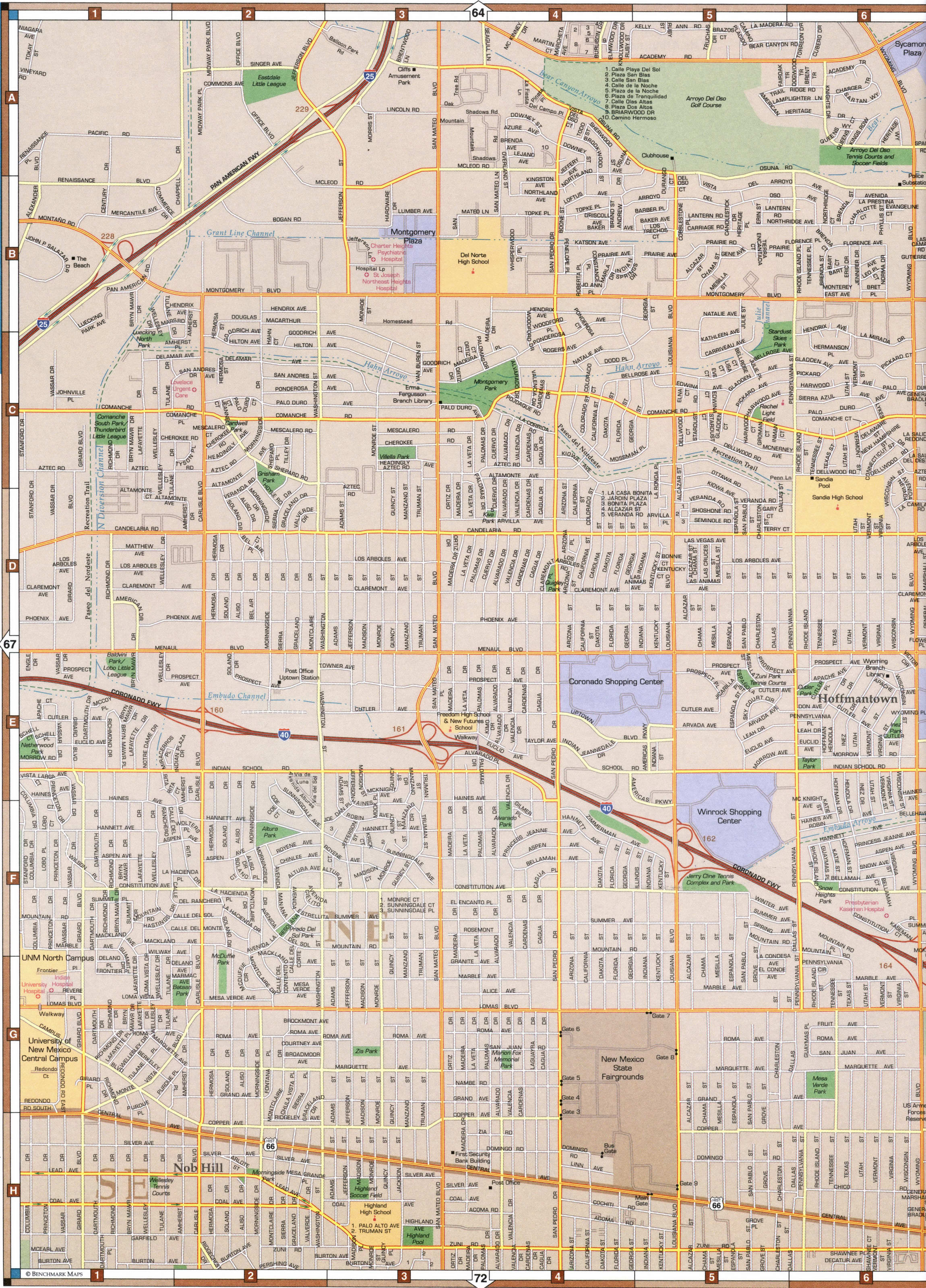 Map of Hoffmantown