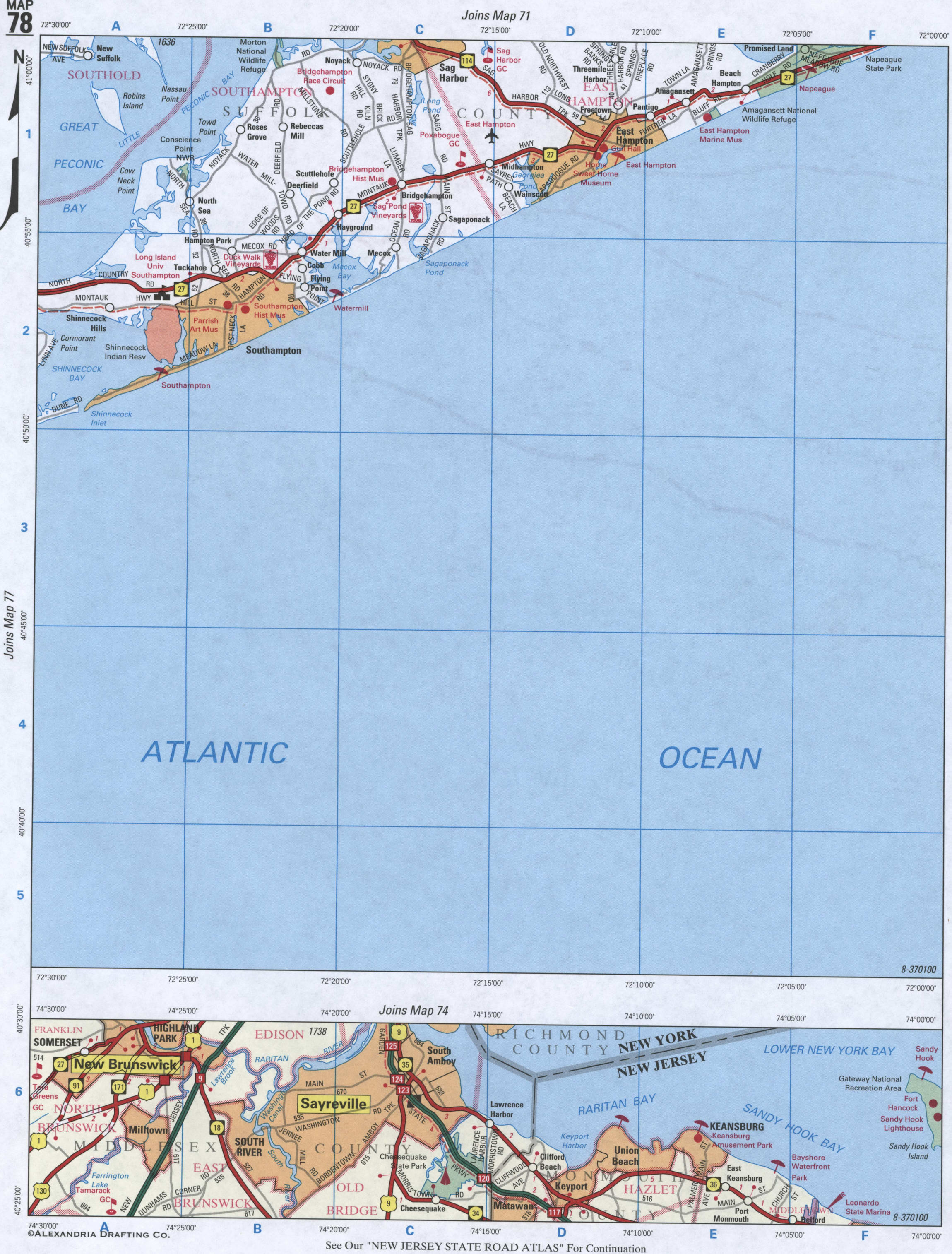 map of Suffolk County