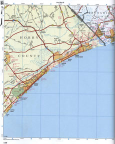 map of Horry CO SC